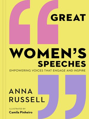 cover image of Great Women's Speeches